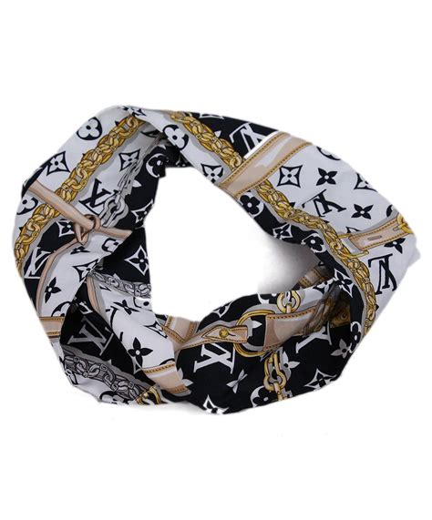 black and gold louis vuitton scarf|Louis Vuitton scarf women's black.